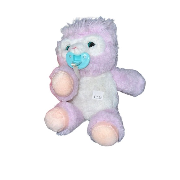 Plush Little Live Pets Electronic Scruff A Luvs Lavender Green Eyes WORKS - Picture 2 of 14
